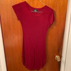 Dress Maroon